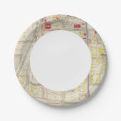 Yonkers Karte Atlas Pappteller (Vorderseite)