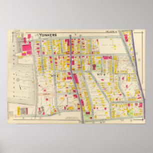 Yonkers Map Poster