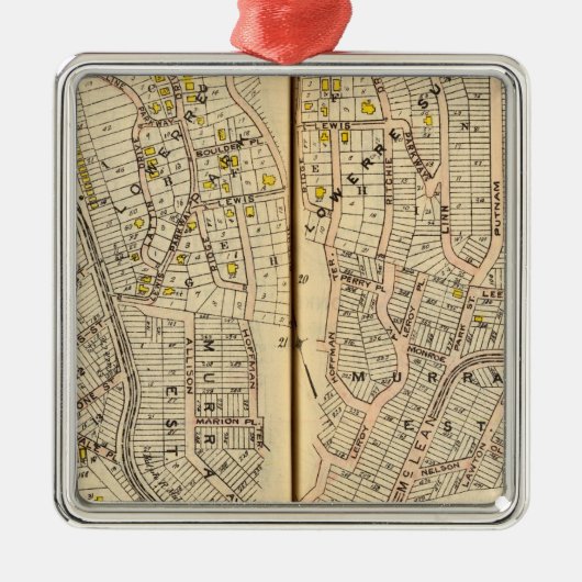 Yonkers, New York 10 Silbernes Ornament (Vorne)