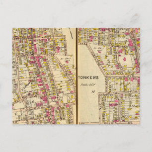 Yonkers, New York 11 Postkarte