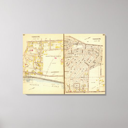 Yonkers, New York 12 Leinwanddruck (Vorderseite)