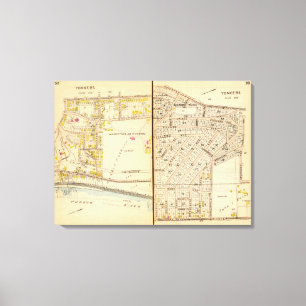 Yonkers, New York 12 Leinwanddruck