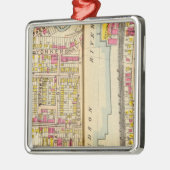 Yonkers, New York 14 Silbernes Ornament (Links)