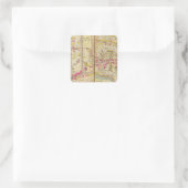 Yonkers, New York 15 Quadratischer Aufkleber (Tasche)