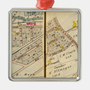 Yonkers, New York 2 Ornament Aus Metall