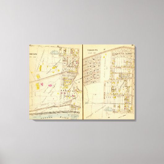 Yonkers, New York 4 Leinwanddruck (Vorderseite)