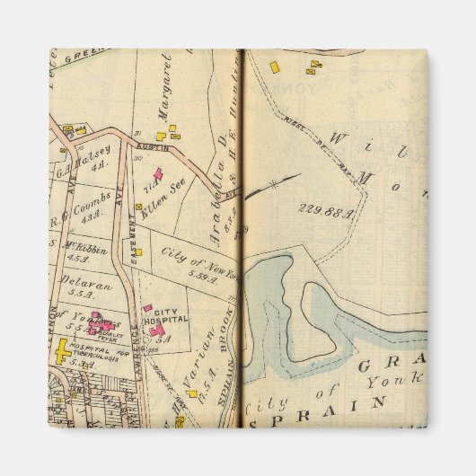 Yonkers, New York 9 Magnet (Vorne)