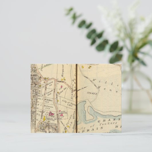 Yonkers, New York 9 Postkarte (Stehend Vorderseite)