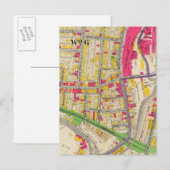 Yonkers New York Atlas Postkarte (Vorne/Hinten)