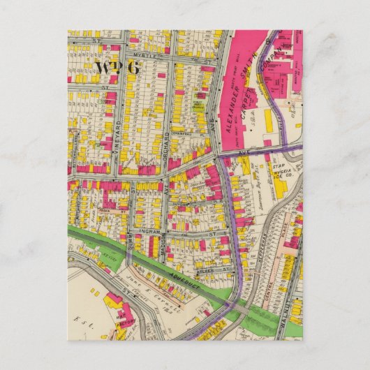 Yonkers New York Atlas Postkarte (Vorderseite)