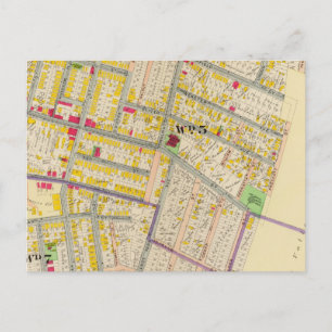 Yonkers New York Map Postkarte