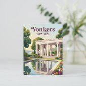 Yonkers, New York Postkarte (Stehend Vorderseite)