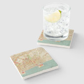 Yonkers New York Steinuntersetzer (Seitenansicht)