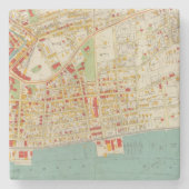 Yonkers New York Steinuntersetzer (Vorderseite)