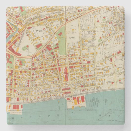 Yonkers New York Steinuntersetzer (Vorderseite)