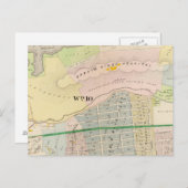 Yonkers NY Atlas Map Postkarte (Vorne/Hinten)