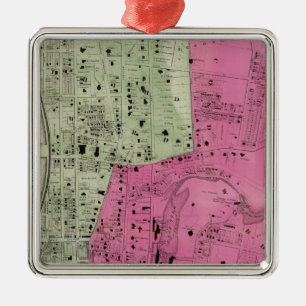 Yonkers, NY Atlas Silbernes Ornament