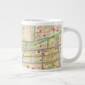 Yonkers NY Karte Jumbo-Tasse (Rechts)