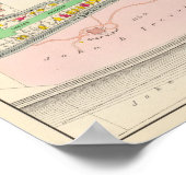 Yonkers NY Map Poster (Ecke)