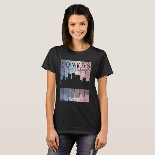 Yonkers Periodic Table Elements Yonkers New York R T-Shirt (Vorne ganz)