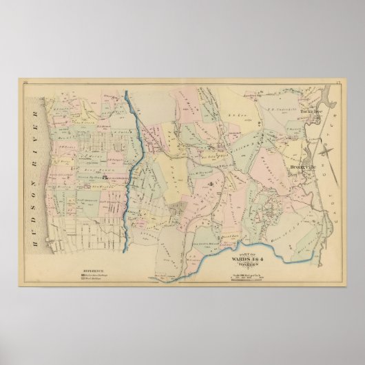 Yonkers wards 3-4, New York 2 Poster (Vorne)