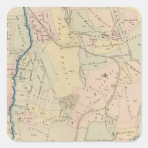 Yonkers weist 3-4, New York 2 ein Quadratischer Aufkleber