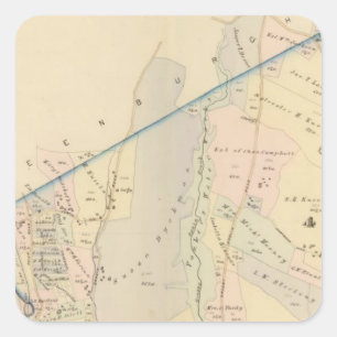 Yonkers weist 3-4, New York ein Quadratischer Aufkleber