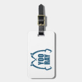 Yoo Ray (Ouray) Eisklettern Gepäckanhänger (Vorderseite vertikal)