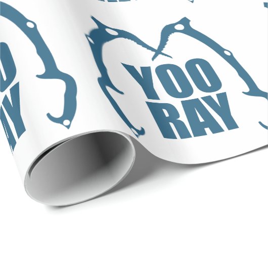 Yoo Ray (Ouray) Eisklettern Geschenkpapier (Rolleneckpunkt)