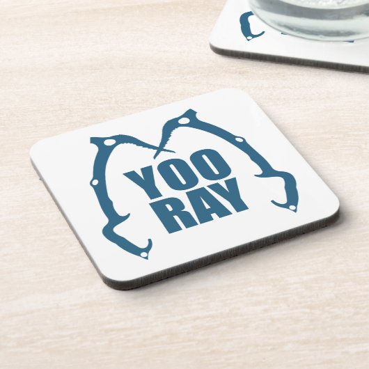 Yoo Ray (Ouray) Eisklettern Getränkeuntersetzer (Linke Seite)