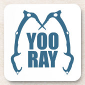 Yoo Ray (Ouray) Eisklettern Getränkeuntersetzer (Vorderseite)