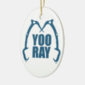 Yoo Ray (Ouray) Eisklettern Keramik Ornament (Links)