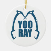 Yoo Ray (Ouray) Eisklettern Keramik Ornament (Vorne)