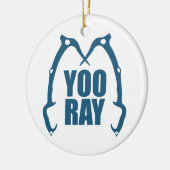 Yoo Ray (Ouray) Eisklettern Keramik Ornament (Links)