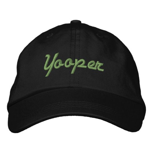 "Yooper" Baseball-Hut Bestickte Baseballkappe (Vorderseite)