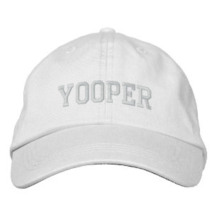 Yooper bestickt Basic Cap White Bestickte Baseballkappe