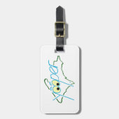 Yooper Gepäckanhänger! Gepäckanhänger (Vorderseite vertikal)