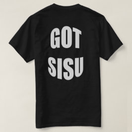 Yooper got Sisu schwarzen T - Shirt
