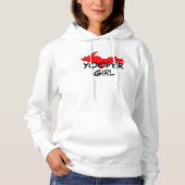 Yooper Mädchen Hoodie (Vorderseite)