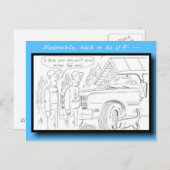 Yooper Peemail Postkarte (Vorne/Hinten)