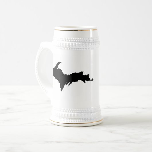 Yooper Stein Bierglas (Vorderseite Links)