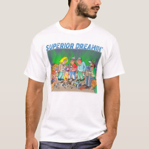 Yooper T - Shirt mit Lake Superior Cartoon