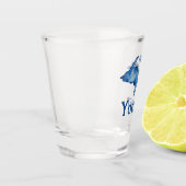 Yooper U.P. Watercolor Schnapsglas (Links)