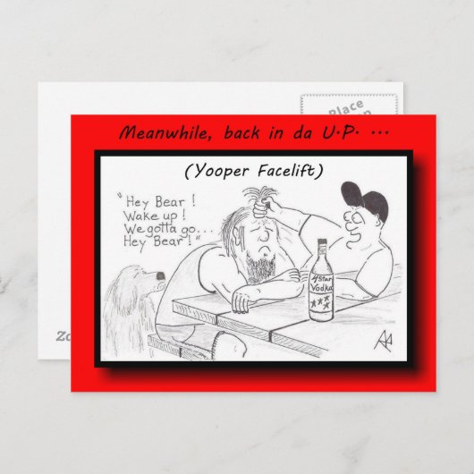 Yooper Verschönerungs-Postkarte Postkarte (Vorne/Hinten)