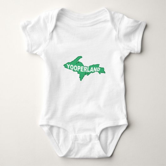 Yooperland Baby Strampler (Vorderseite)