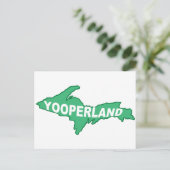 Yooperland Postkarte (Stehend Vorderseite)