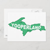 Yooperland Postkarte (Vorne/Hinten)