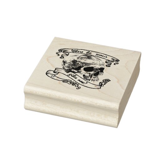 Yorick's Skull-Briefmarke Gummistempel (Stempel)