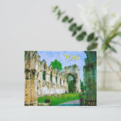 York Abbey Postkarte (Stehend Vorderseite)