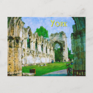 York Abbey Postkarte
